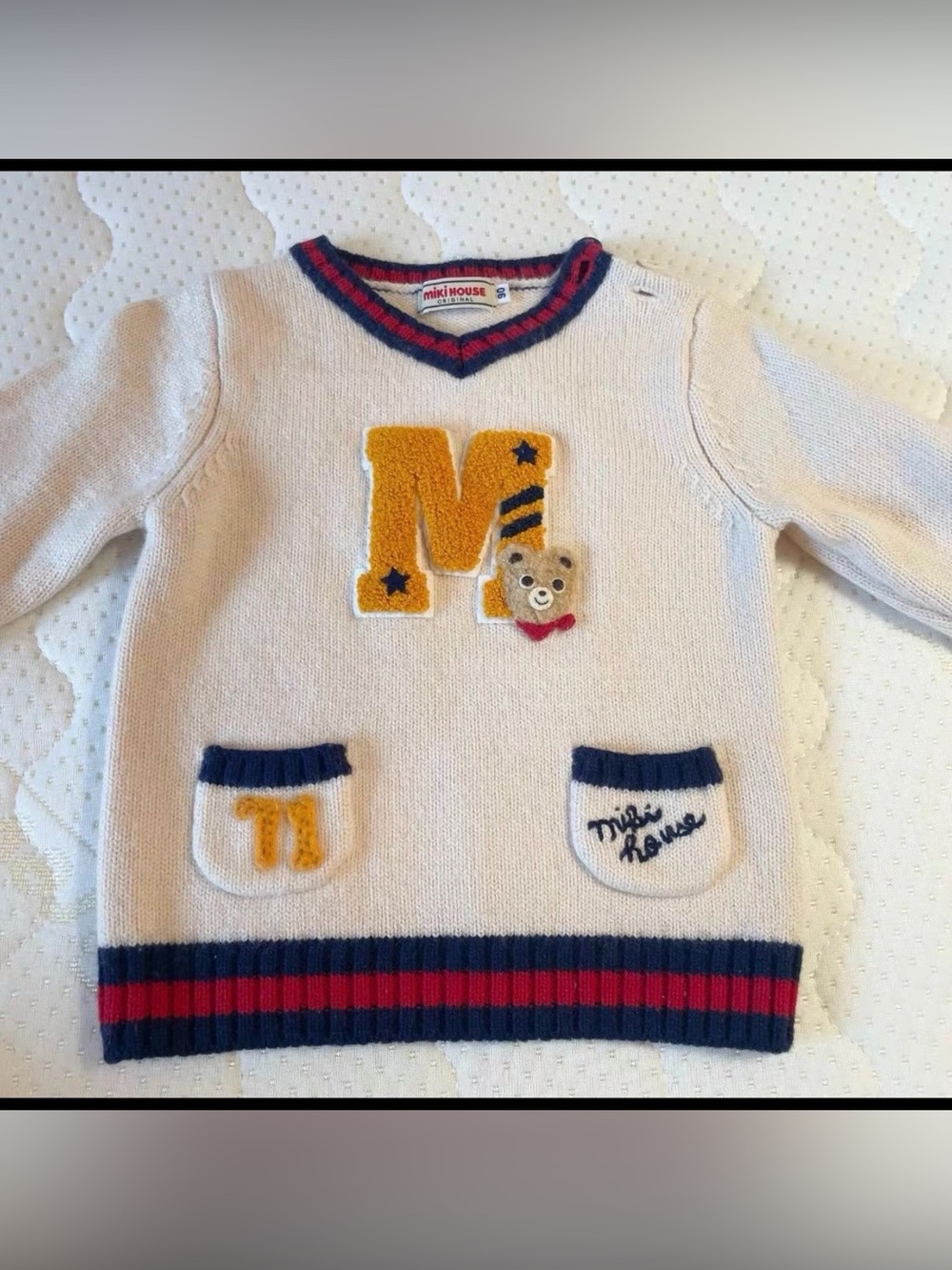 Miki House Unisex Sweater Size 90cm